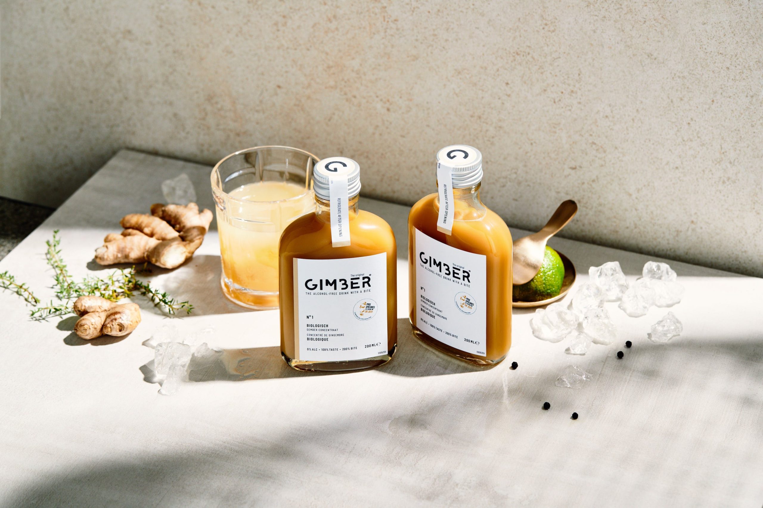 Bebida de Jengibre Gimber